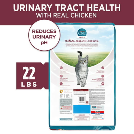Purina ONE High Protein Dry Cat Food, +Plus Urinary Tract Health Formula, 22 lb. Bag, 22 lbs