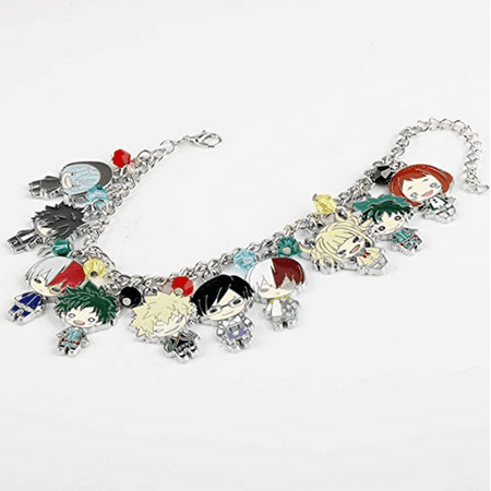 High Grade Anime My Hero Academia Multi Character Pendant Charm Bracelets & Bangles for Fans Souvenir Gifts Jewelry