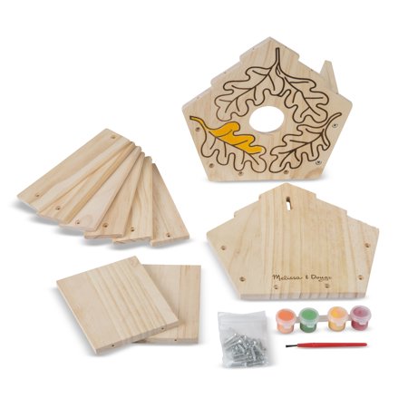 Melissa & Doug Created by Me! Birdhouse Build-Your-Own Wooden Craft Kit