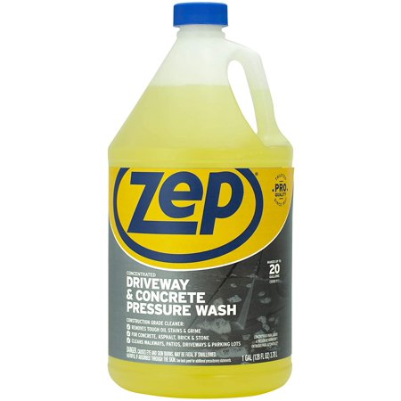 Zep Driveway and Concrete Pressure Wash Cleaner Concentrate 128 ounce ZUBMC128 (Case of 4)