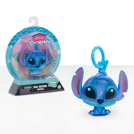 Disney Doorables Tag-A-Longs Stitch Wearable Figure and Charms Series 1, Styles May Vary, Kids Toys for Ages 3 up