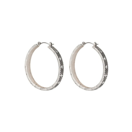 The Pioneer Woman Antique Silver Textured Trio Earrings