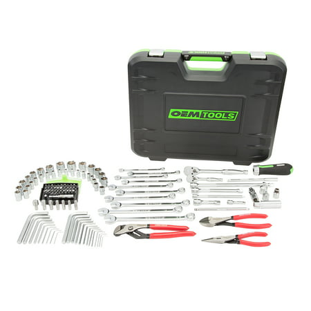 OEMTOOLS 121 Piece Mechanic's Tool Set, Vehicle Tool Kit Set, for Automotive and DIY Home Projects