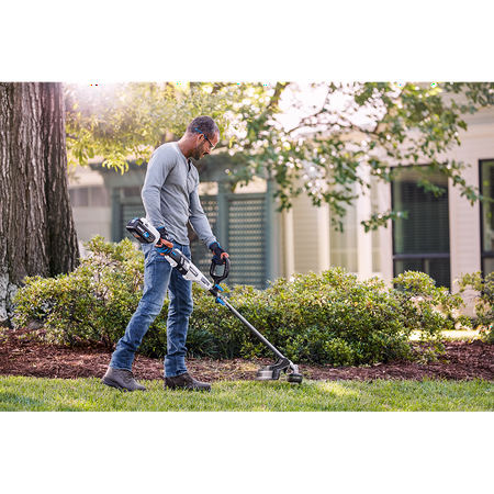 HART 40-Volt Cordless Attachment Capable 15-inch String Trimmer Kit with Edger Attachment, (1) 4.0Ah Lithium-Ion Battery