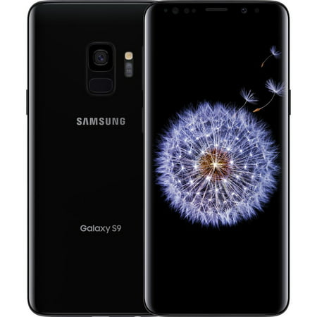 Restored Samsung Galaxy S9 Unlocked - 64GB - Midnight Black (Refurbished), Midnight Black