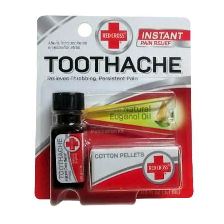 Red Cross Complete Medication Kit For Toothache - 1 Ea, 2 Pack