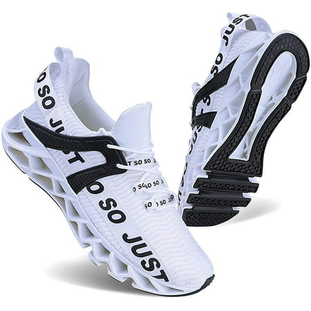 UMYOGO Men Running Shoes Just so so Male Blade Type Sport SneakersWhite,