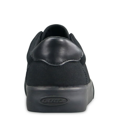 Lugz Men's Avi Canvas Casual Low Top Skate SneakerBlack/Black,