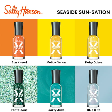 Sally Hansen Xtreme Wear Nail Polish, Tan-Lime, 0.4 fl oz, Chip Resistant, Bold Color, Tan-Lime