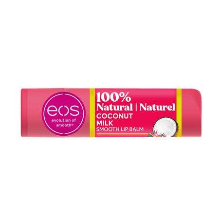 eos 100% Natural Lip Balm Stick, Made for Sensitive Skin, Coconut Milk, 0.14 oz