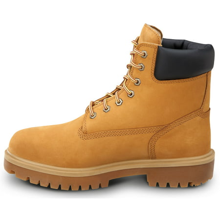 Timberland PRO 6IN Direct Attach Men's, Wheat, Steel Toe, EH, MaxTRAX Slip Resistant, WP Boot (10.0 M)Wheat,