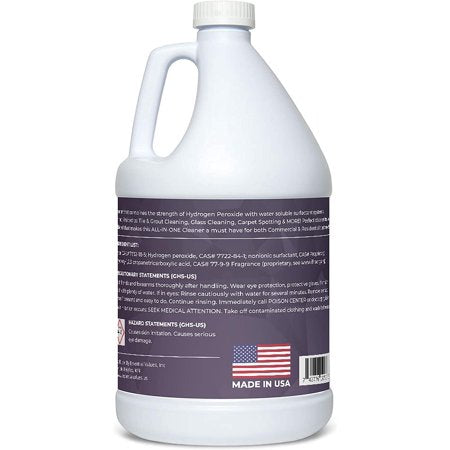 Essential Values Peroxide Cleaner 5% (Gallon / 3.78 L) Multi-Purpose, Citrus Fragrance