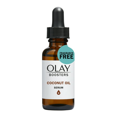 Olay Coconut Oil Serum, Nourishing Antioxidant Booster, Fragrance-Free, 1.0 Oz