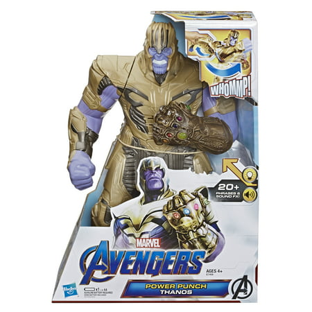 Marvel Avengers: Endgame Power Punch 13.75 in Thanos, 20+ Sounds