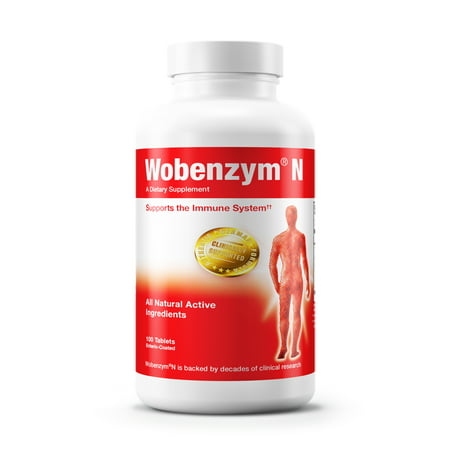 Wobenzym N | Authentic German Supplement for Immune Support, Digestive Enzymes, and Joints* | 100 Tablets