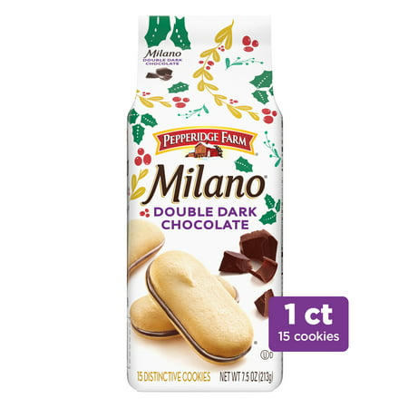 Pepperidge Farm Milano Cookies, Double Dark Chocolate, 7.5-oz. Bag