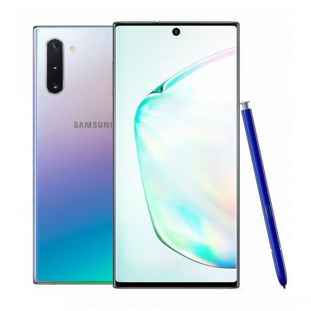 SAMSUNG Galaxy NOTE 10 N970F, 256GB, GSM Unlocked Dual SIM (International Variant/US Compatible LTE) ? Aura Glow, Aura Glow