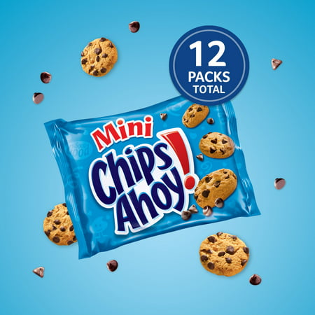 CHIPS AHOY! Mini Chocolate Chip Cookies, 12 Snack Packs