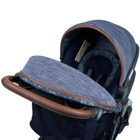 Monbebe Dash Travel System Stroller and Infant Car Seat, BohoBoho Blue,