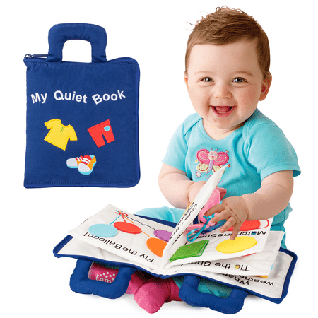 UNIH Baby Soft Book for Infant, Quiet Activity Busy Book Sensory Toy Educational Montessori Toys for Toddlers 1 2 3 Year Old Boys Girls