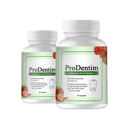 (2 Pack) ProDentim - Pro Dentim Advanced Oral Probiotics (120 CAPSULES)