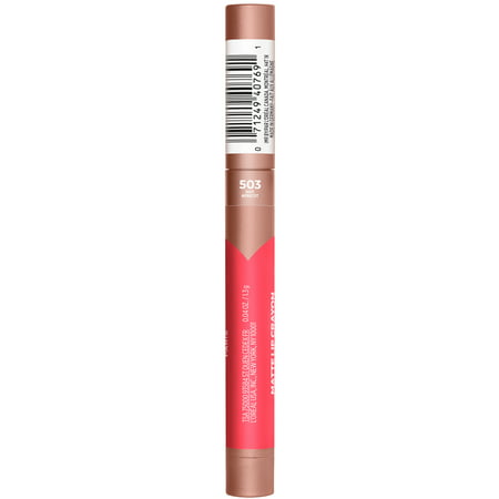 L'Oreal Paris Infallible Matte Lip Crayon, Lasting Wear, Smudge Resistant, Hot Apricot, 0.04 oz.04 - Hot Apricot 503,