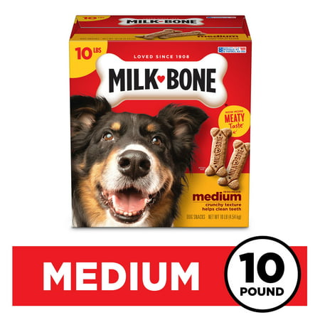 Milk-Bone Original Dog Biscuits, Medium Crunchy Dog Treats, 10 lbs., 10 lbs