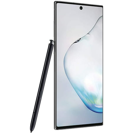 Like New Samsung Galaxy NOTE 10 256GB Black Glow White (SM-N970U1, Factory Unlocked Cell Phones), Black