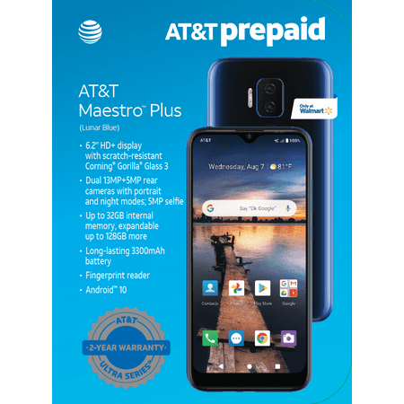 AT&T Prepaid Maestro Plus Prepaid Smartphone