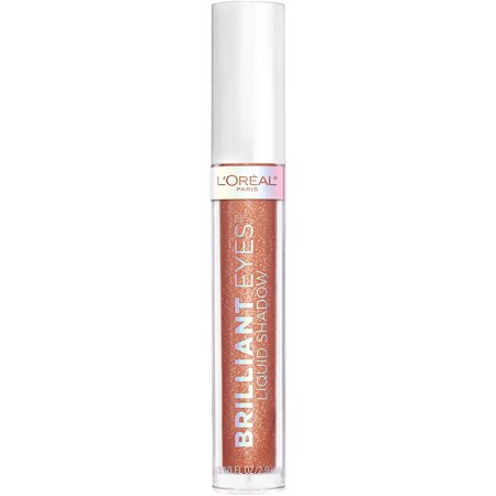 L'Oreal Paris Brilliant Eyes Shimmer Liquid Eye Shadow Makeup, Bronze Light, 0.1 fl ozBronze Light,