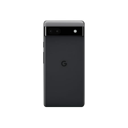 Google Pixel 6a - 5G smartphone - dual-SIM - RAM 6 GB / Internal Memory 128 GB - OLED display - 6.1" - 2400 x 1080 pixels (60 Hz) - 2x rear cameras 12.2 MP, 12 MP - front camera 8 MP - charcoal
