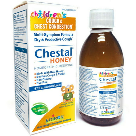 Boiron Children's Chestal Mult-Symptoms Formula Relief Syrup, Honey 6.70 oz