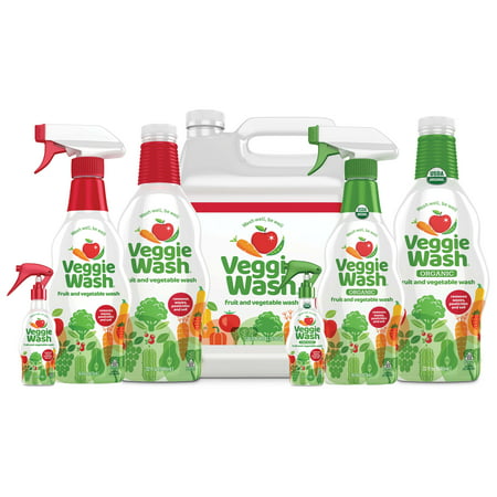 Veggie Wash Fruit & Vegetable Wash, Produce Wash and Cleaner, 16-Fluid Ounce, Pack of 3