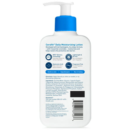 CeraVe Daily Moisturizing Lotion for Normal to Dry Skin, 8 oz.