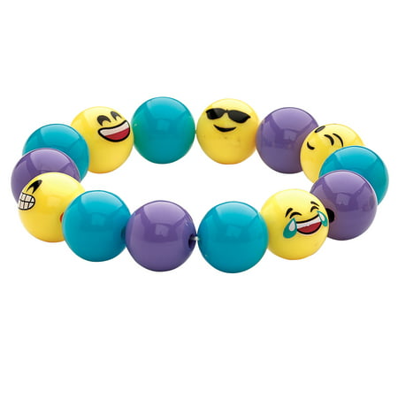 Creativity for Kids Emoji Bracelet - Beginner, Child Craft Kit for Boys and Girls