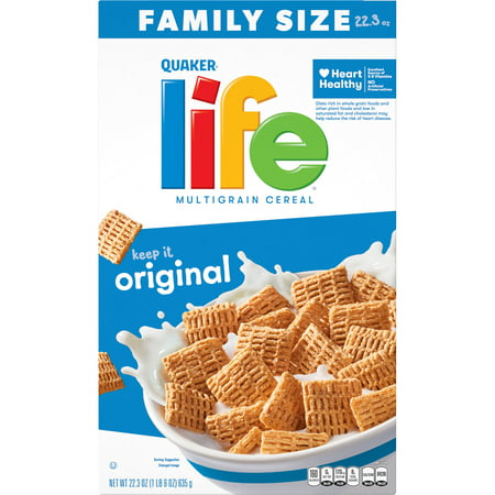 Quaker Life Multigrain Cereal Original, Family Size, 22.3 oz
