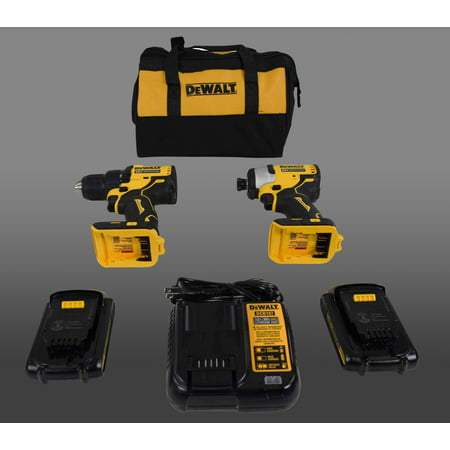 DEWALT Max Brushless Drill and Impact 2-Tool Combo Kit DCK278C2 with (2) Batteries, Charger, & Tool Bag