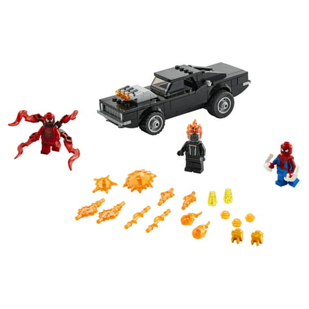 LEGO Marvel Spider-Man: Spider-Man and Ghost Rider vs. Carnage 76173 Collectible Building Toy (212 Pieces)