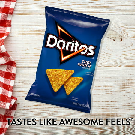 Doritos Cool Ranch Flavored Tortilla Chips, 9.25 oz Bag