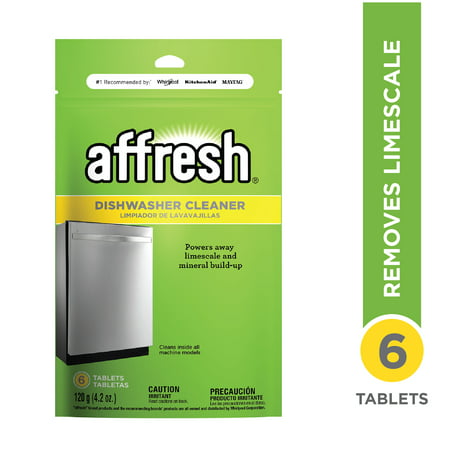 Affresh Dishwasher Cleaner Tablets, 6 count