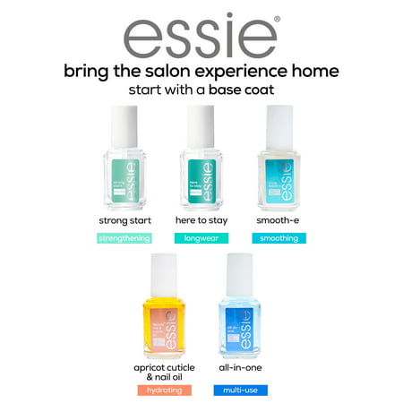 essie nail care, 8-free vegan, clear top coat, Gel Setter, 0.46 fl oz, gel setter, NA