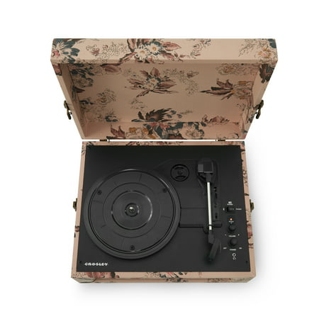 Crosley Electronics Voyager Turntable in Floral