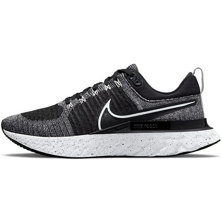 Nike Men's React Infinity Run Flyknit Running Shoes, CT2357-101 White/Black, 8.5 USWhite/Black,