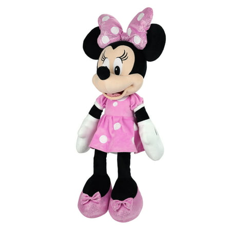Disney Junior Mickey Mouse Jumbo 25-inch Plush Minnie Mouse, Kids Toys for Ages 2 up