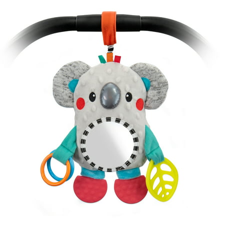 Sassy Koala Mirror Sensory Hanging Stroller Baby Toy - 0+ Months