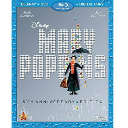Mary Poppins (50th Anniversary) (Blu-ray + DVD + Digital Code)