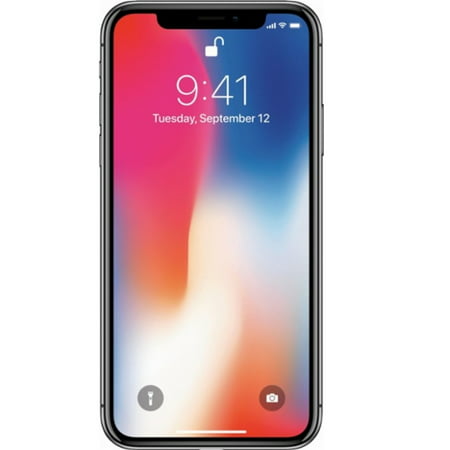 Restored Apple iPhone X 256GB, Space Gray - Unlocked LTE (Refurbished), Gray