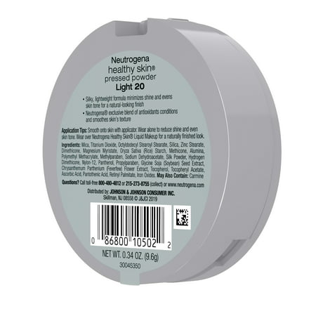 Neutrogena Healthy Skin Pressed Powder, Light 20,.34 ozLight,