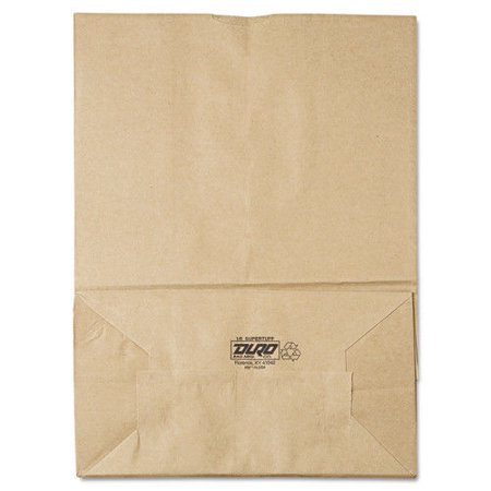 General Grocery Paper Bags, 75 lbs Capacity, 1/6 BBL, 12"w x 7"d x 17"h, Kraft, 400 Bags -BAGSK1675