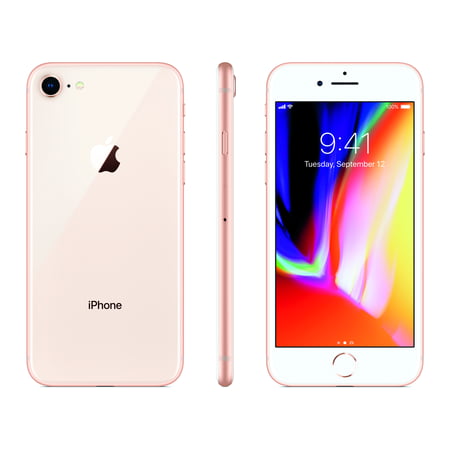 Straight Talk Apple iPhone 8 Plus, 64GB, Gold - Prepaid Smartphone (Refurbished)